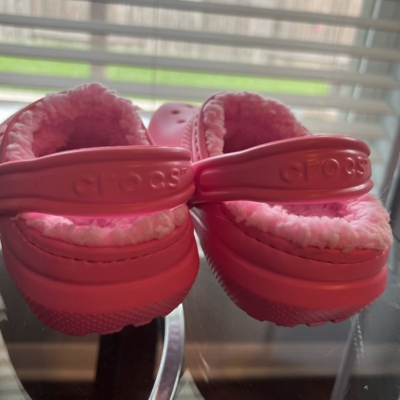 Crocs Kids' Classic Lined Clogs - Pink - Picture 8 of 8
